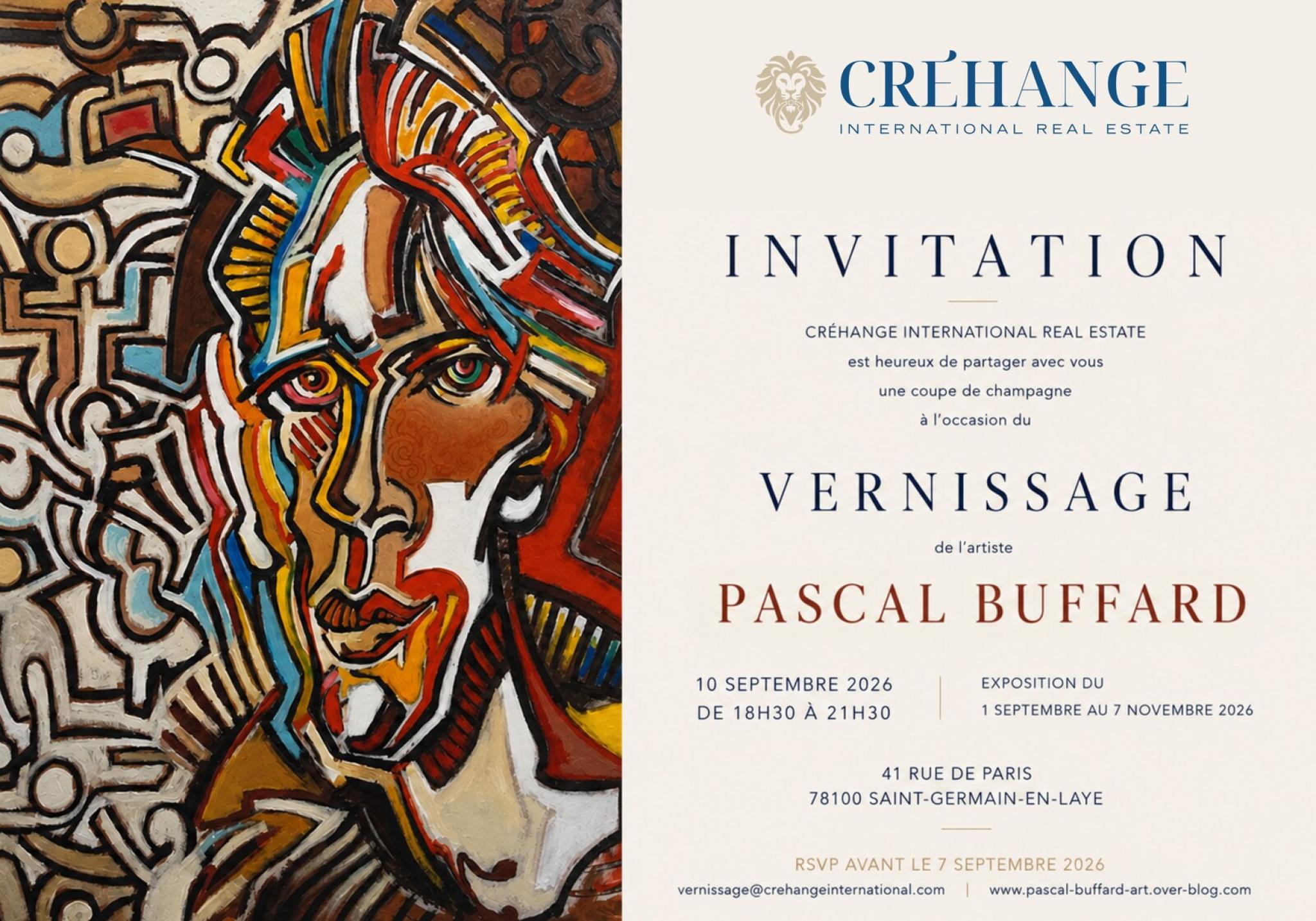 Invitation vernissage Pascal Buffard
